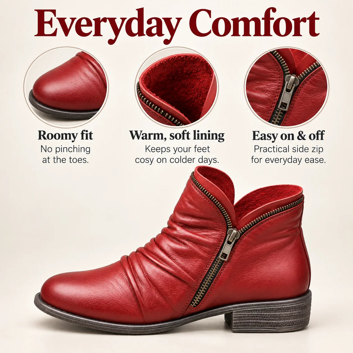 Maren | Comfy Ankle Boots