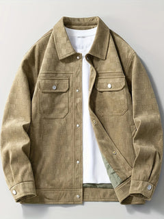 Marlow | Chequer Suede Jacket