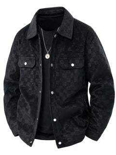 Marlow | Chequer Suede Jacket