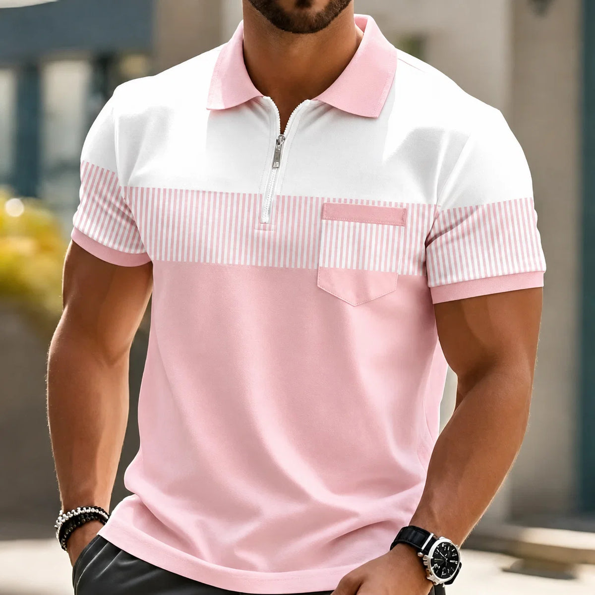 Sterling | Zip-Collar Polo