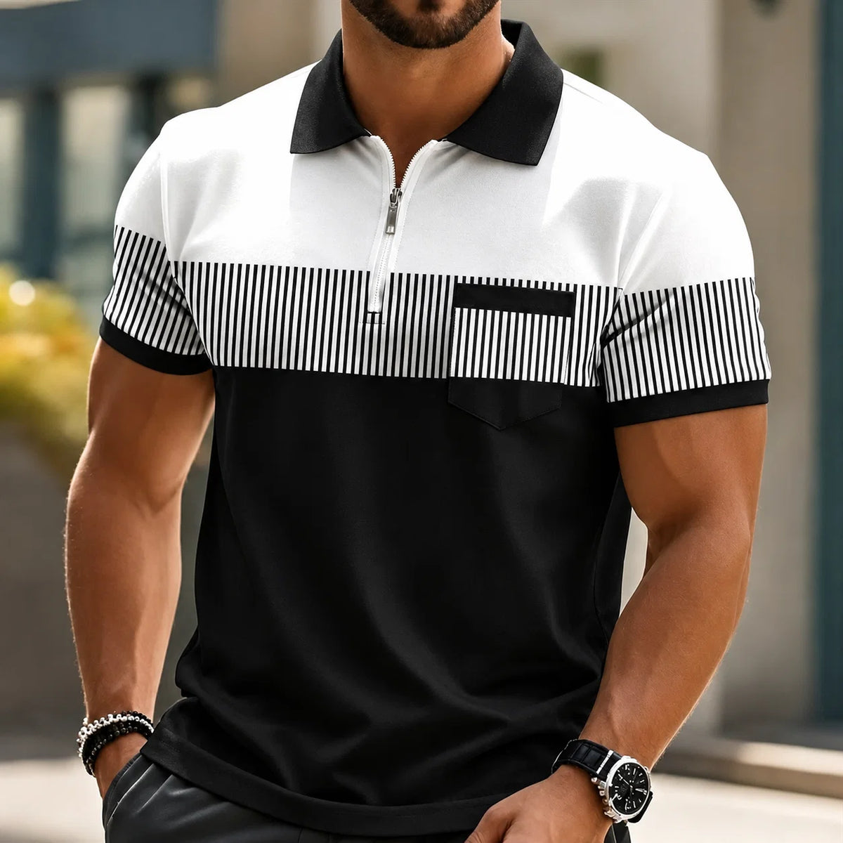 Sterling | Zip-Collar Polo
