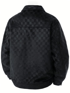 Marlow | Chequer Suede Jacket