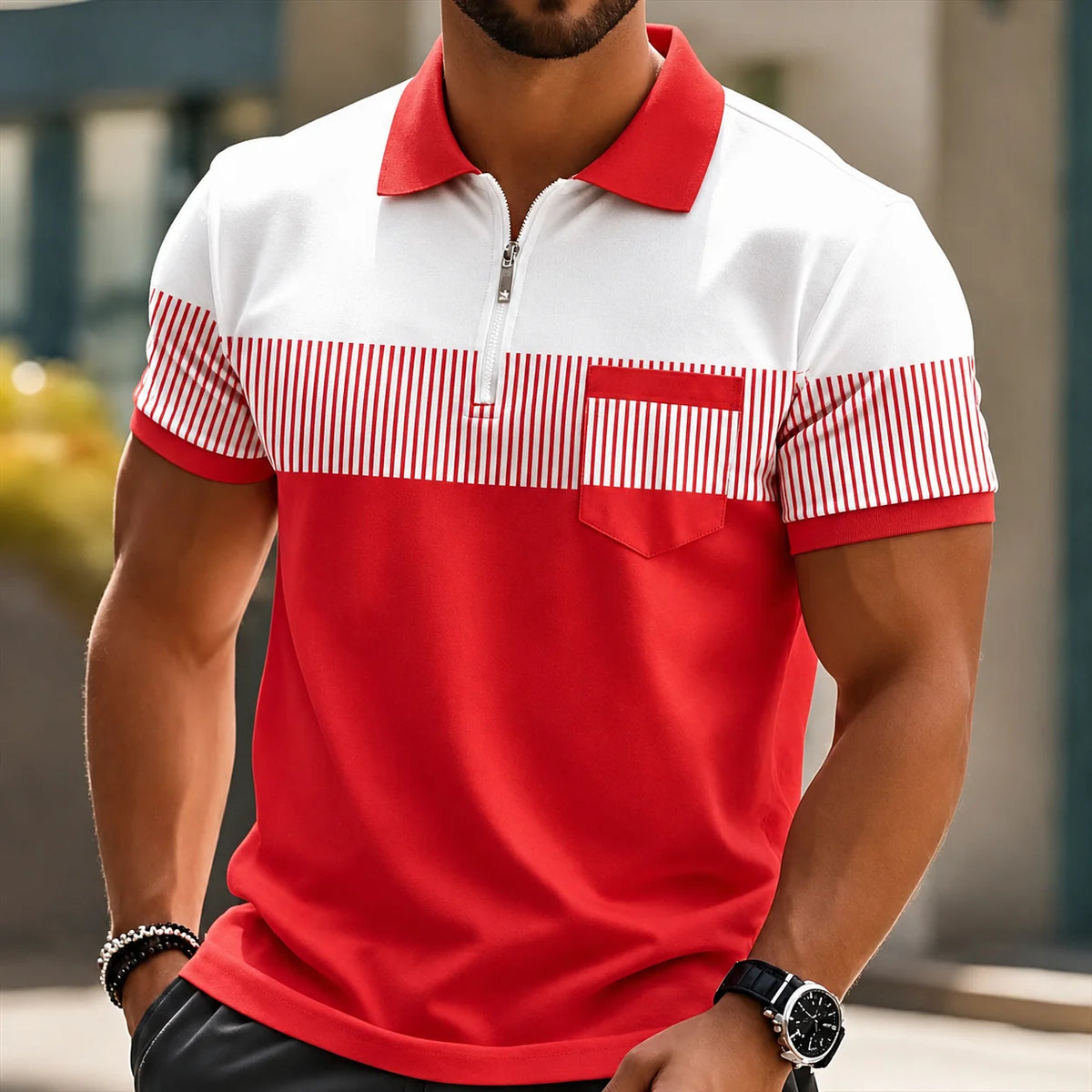 Sterling | Zip-Collar Polo