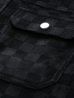 Marlow | Chequer Suede Jacket