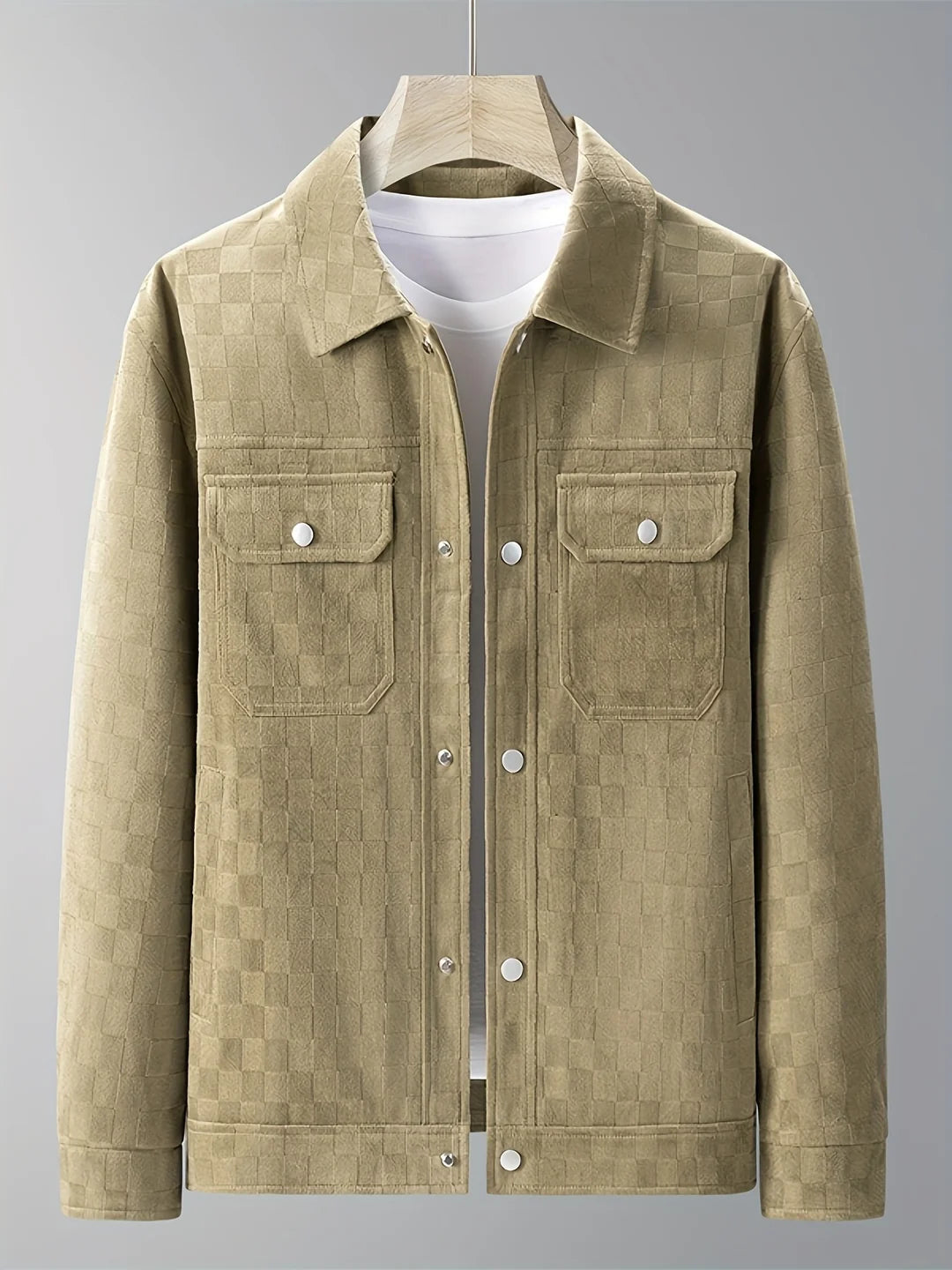 Marlow | Chequer Suede Jacket