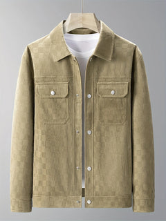 Marlow | Chequer Suede Jacket