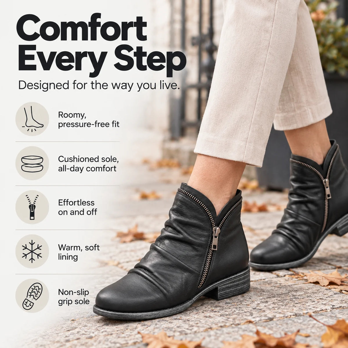 Maren | Comfy Ankle Boots
