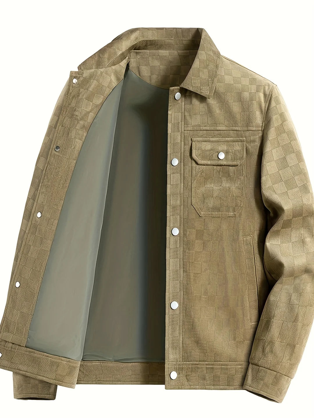 Marlow | Chequer Suede Jacket