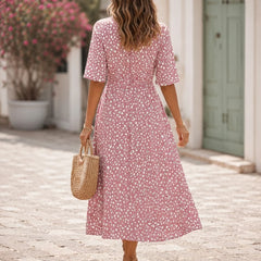 Clara | Effortless Midi Dress with Tummy-Smoothing Design