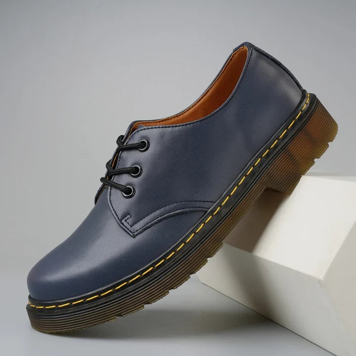 Edward | Classic Derby Shoes - Blue