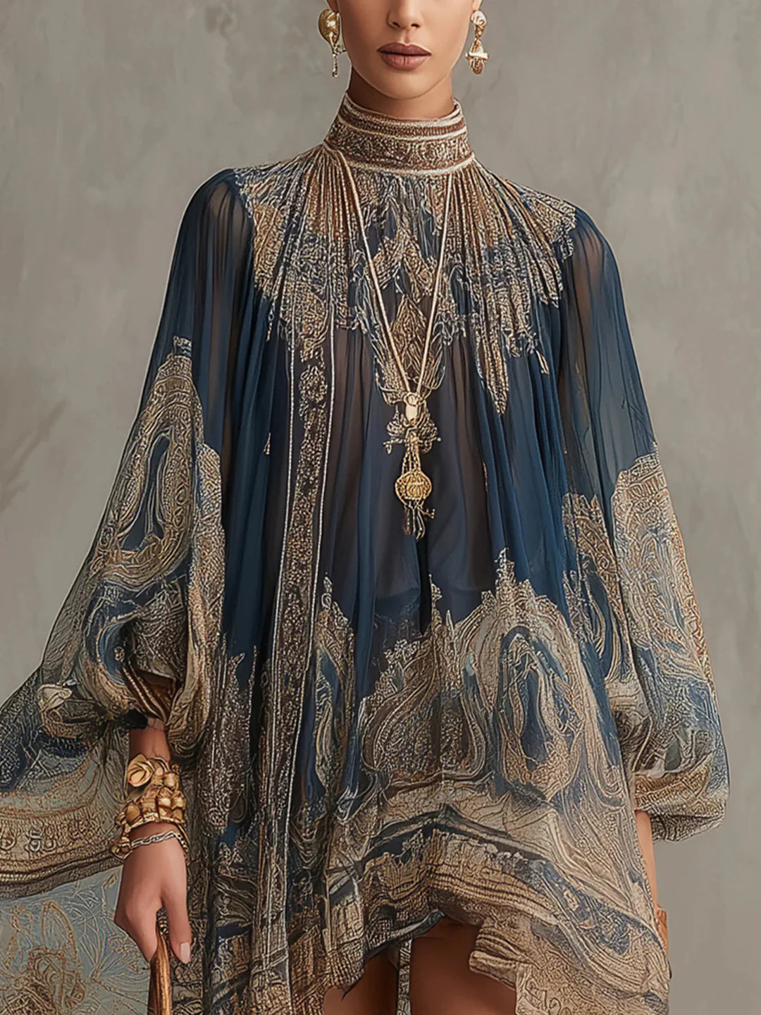 Seraphine | Baroque Statement Dress