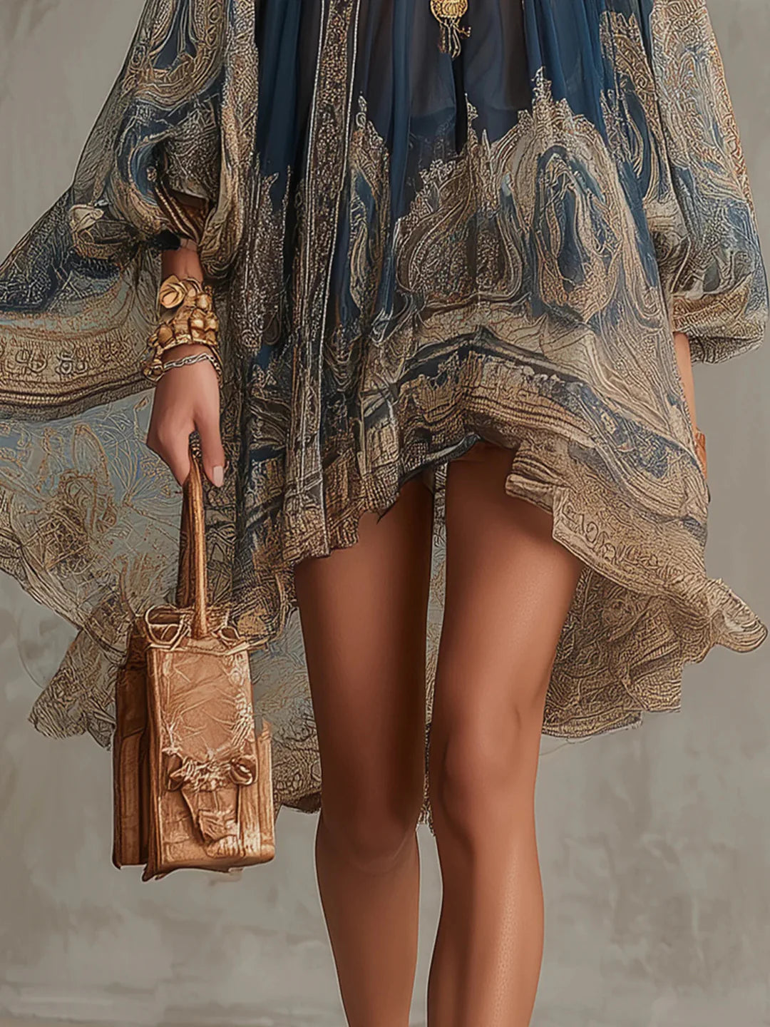 Seraphine | Baroque Statement Dress